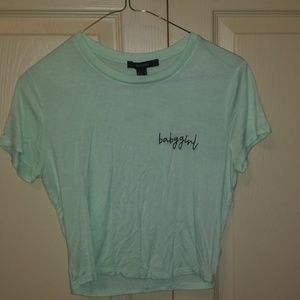 Brandy Melville Tops - Mint green crop top NWOT Brandy Melville Tops - Mint green crop top NWOT